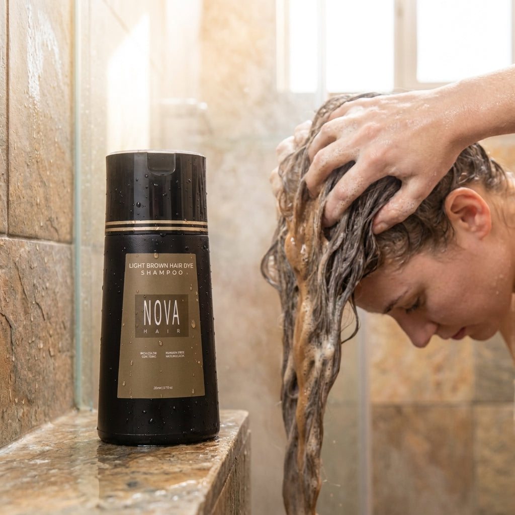 Hair Color Hair Dye Shampoo Grey Hair Shampoo Multi-Color Liquid - Image 7