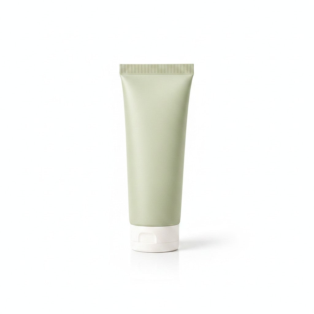 hair removal cream product photo on white background