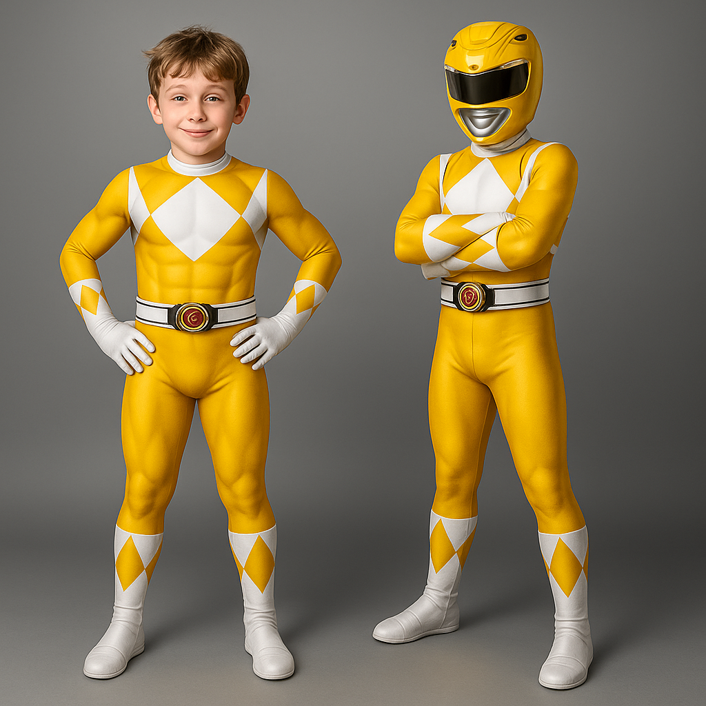 Halloween Costume color heroes Costume Superhero Childrens Jumpsuit - Image 5
