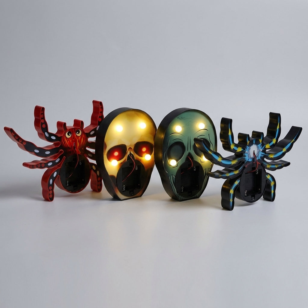 Halloween Shaped LED Lights Battery Operated Room Decor - angle