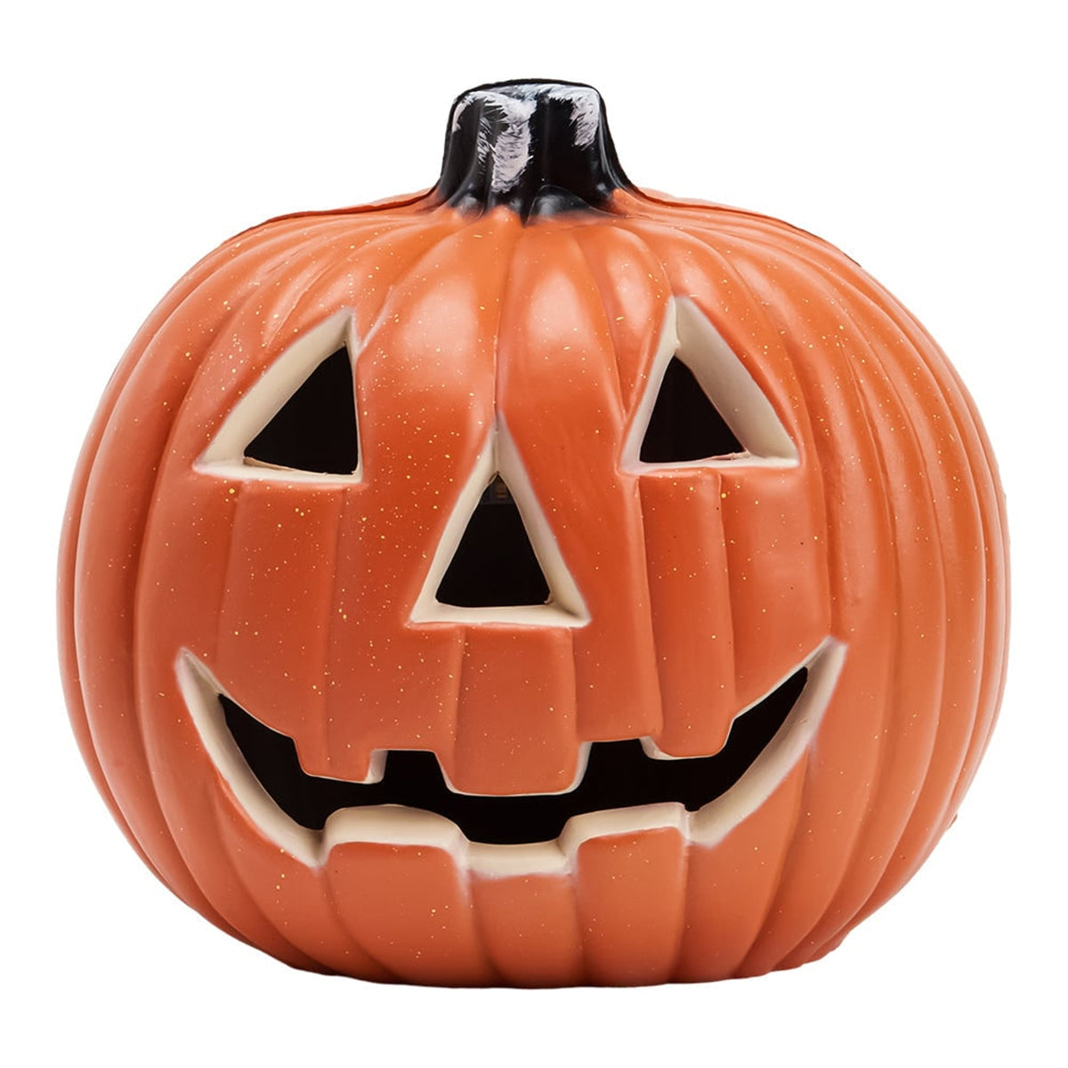 Halloween Lantern LED Pumpkin With Warm-Colored Glow Orange Plastic Design Battery Operated For Indoor And Outdoor Decor - Image 7
