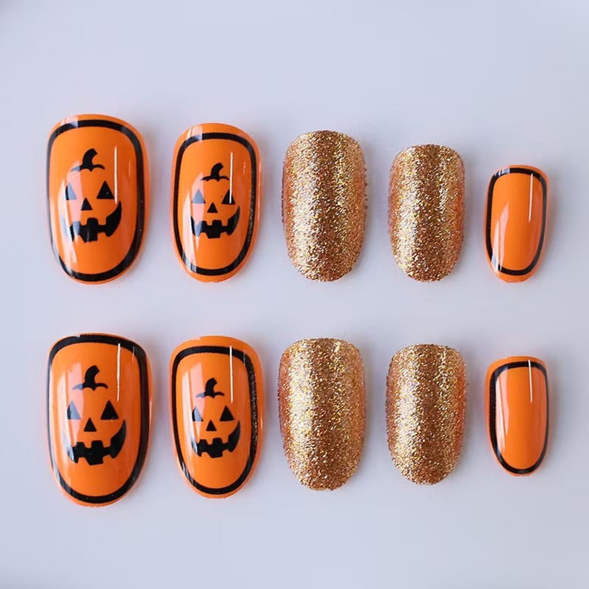 Halloween Press On Nails Kreatives Kunstnagelset Karnz - Image 4