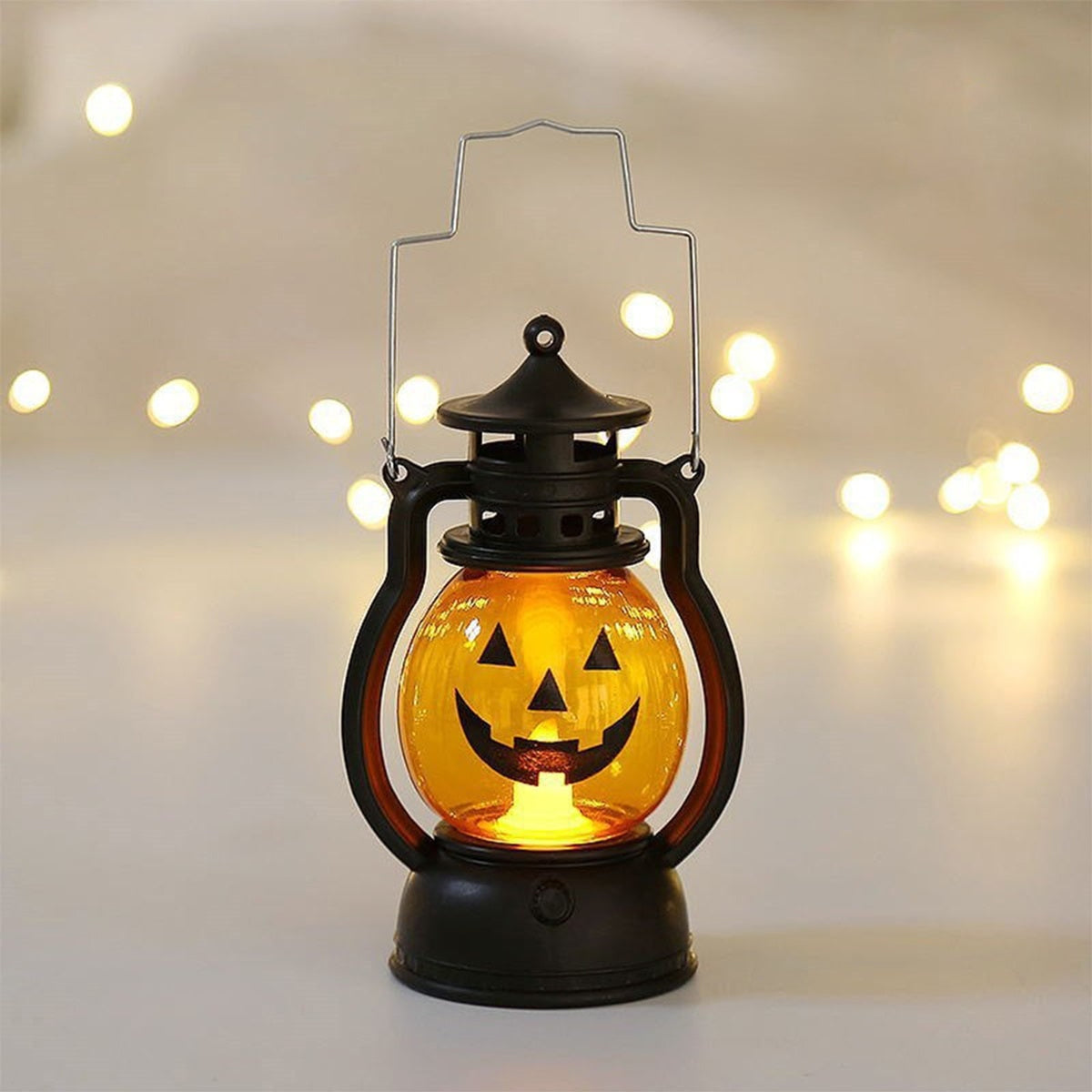 Halloween Pumpkin Lantern Light LED Ghost Oil Lamp Decoration For Spooky Parties Home Decor And Festive Atmosphere Lighting - Image 4