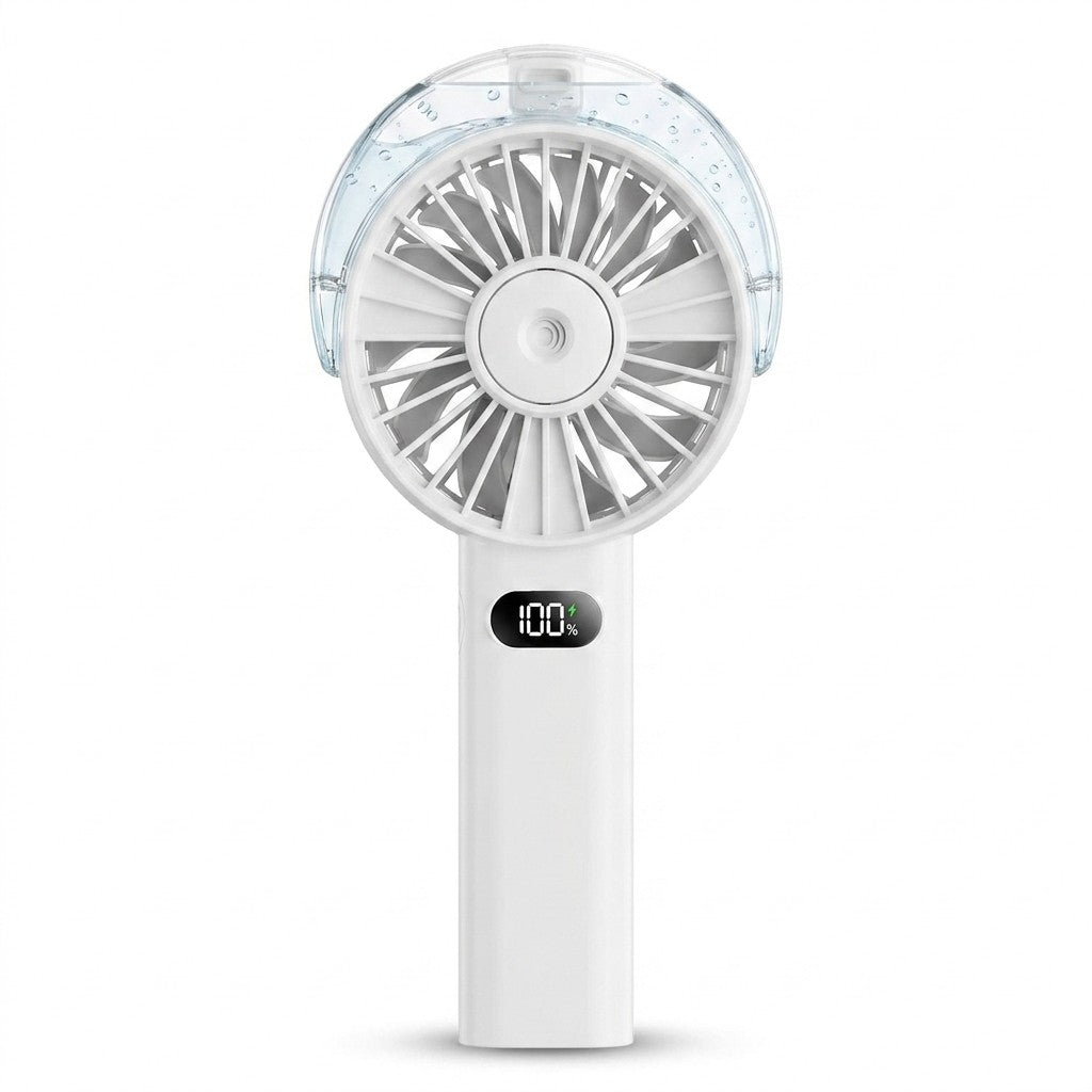 handheld misting fan product photo on white background
