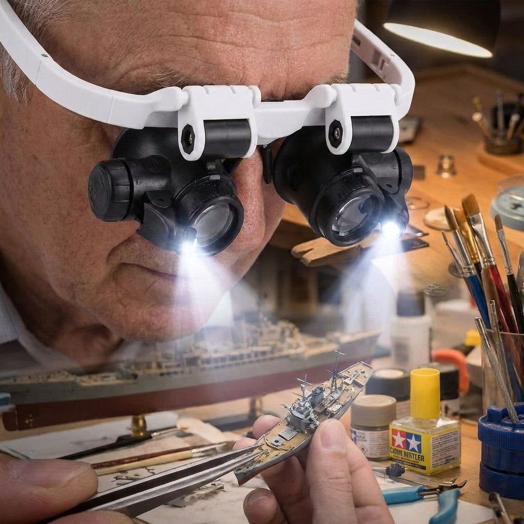 Headband Magnifier with LED - Image 8