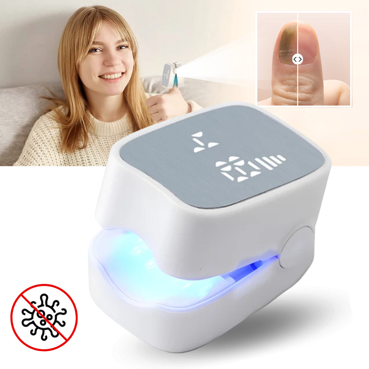 Health Laser Therapy For Nail Fungus Pain-Free Portable Treatment - Image 1