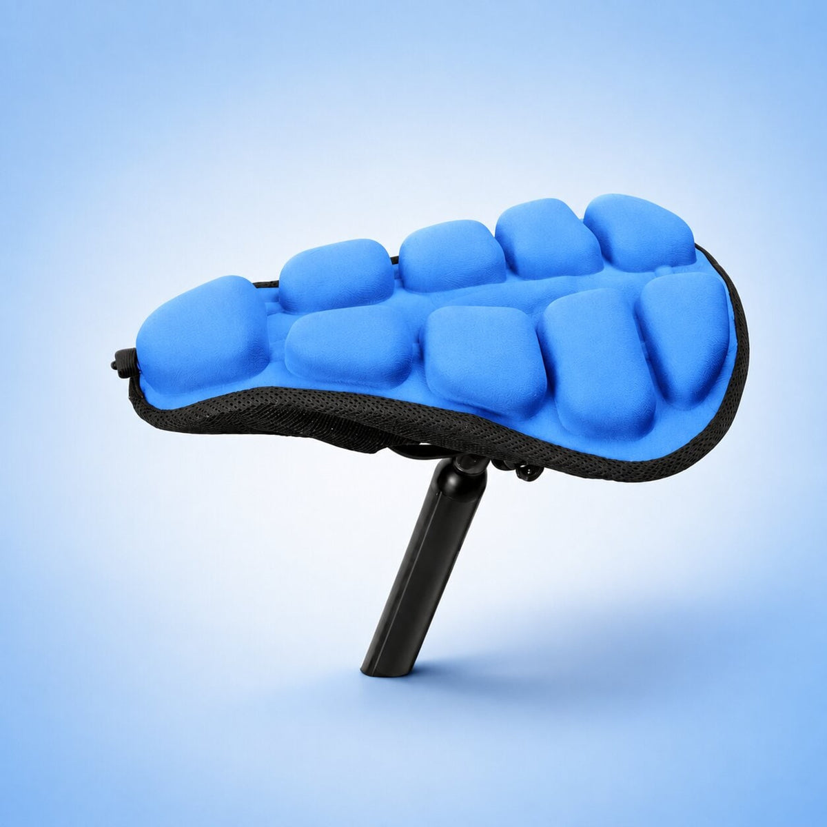 Inflatable Bike Seat Cover With Hand Pump And Elastic Straps - Image 3