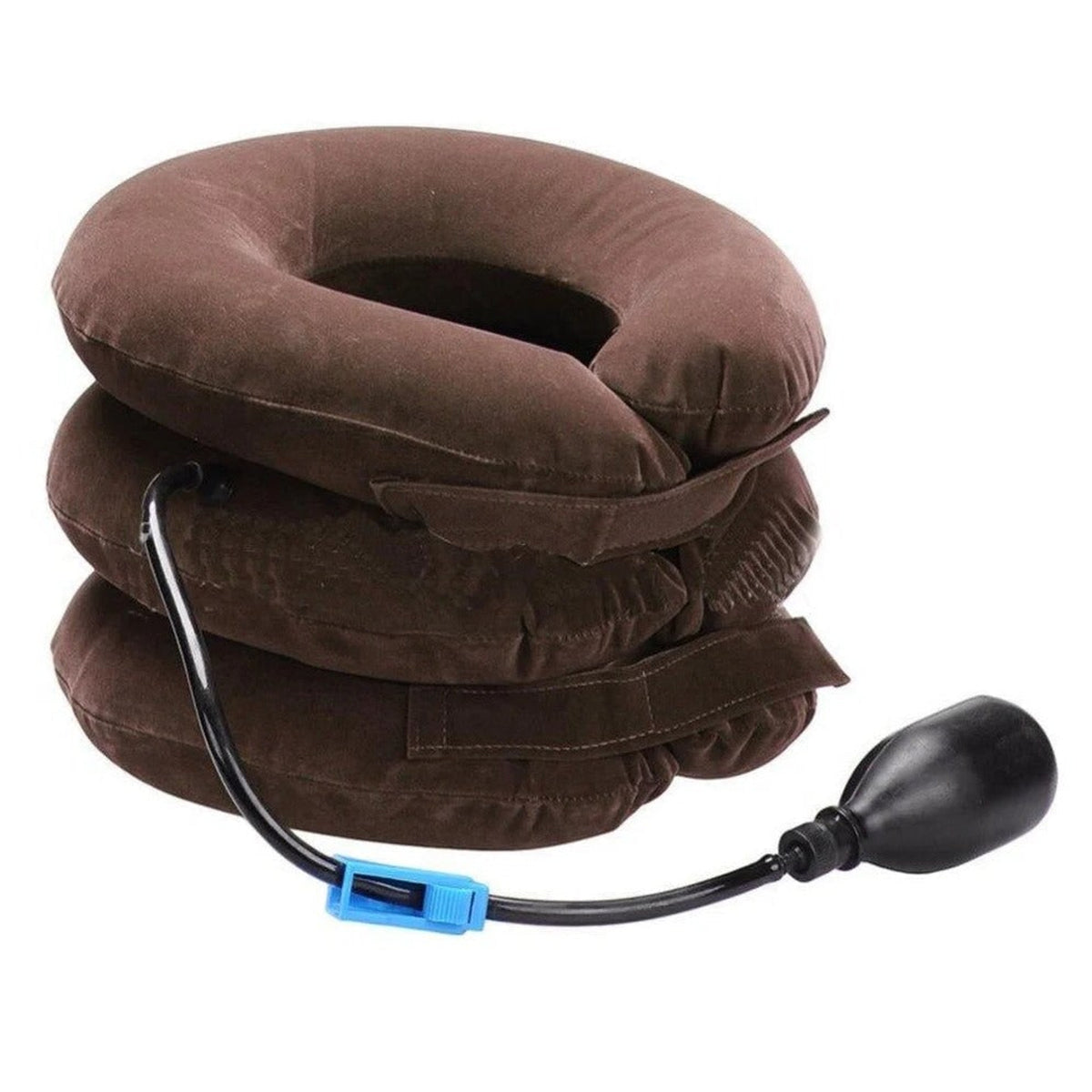 Inflatable Neck Traction Collar Three Layers Cervical Pillow - Image 7