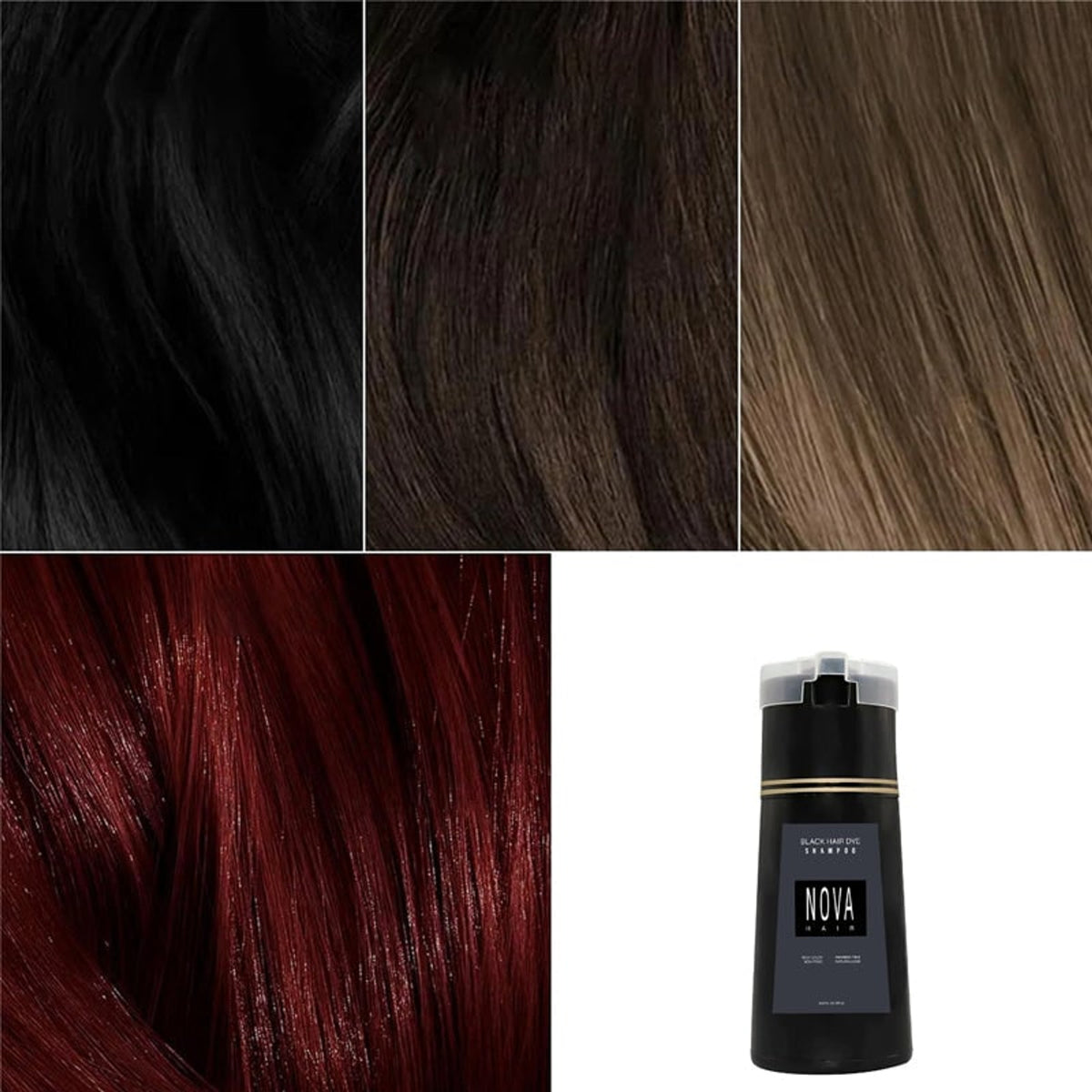 Instant Gray Coverage Hair Dye Shampoo With Natural Botanicals - Image 4