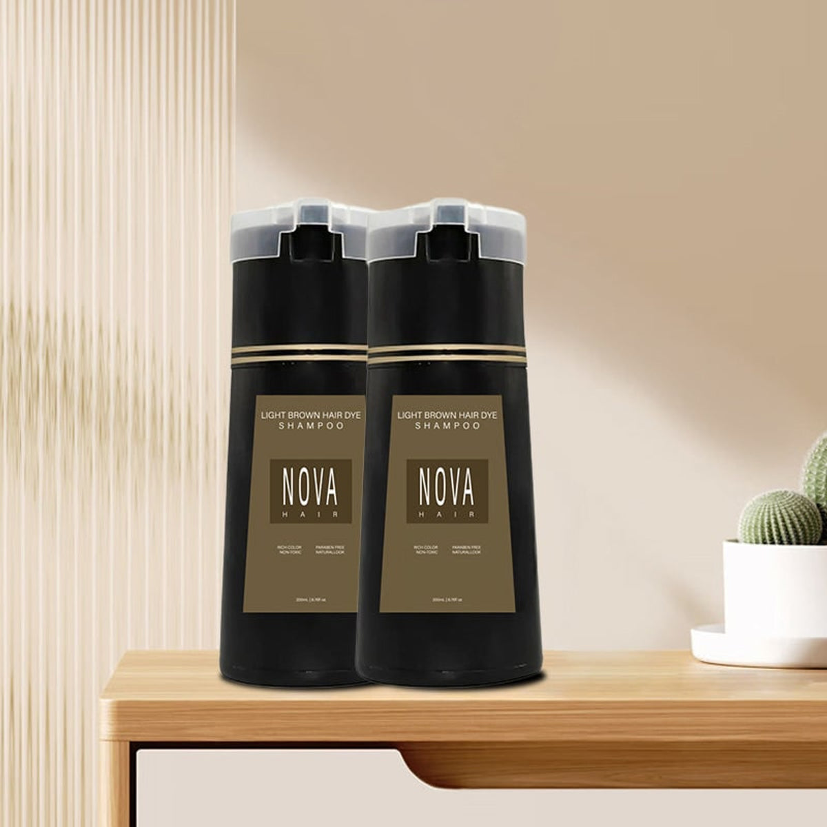 Instant Gray Coverage Hair Dye Shampoo With Natural Botanicals - Image 10