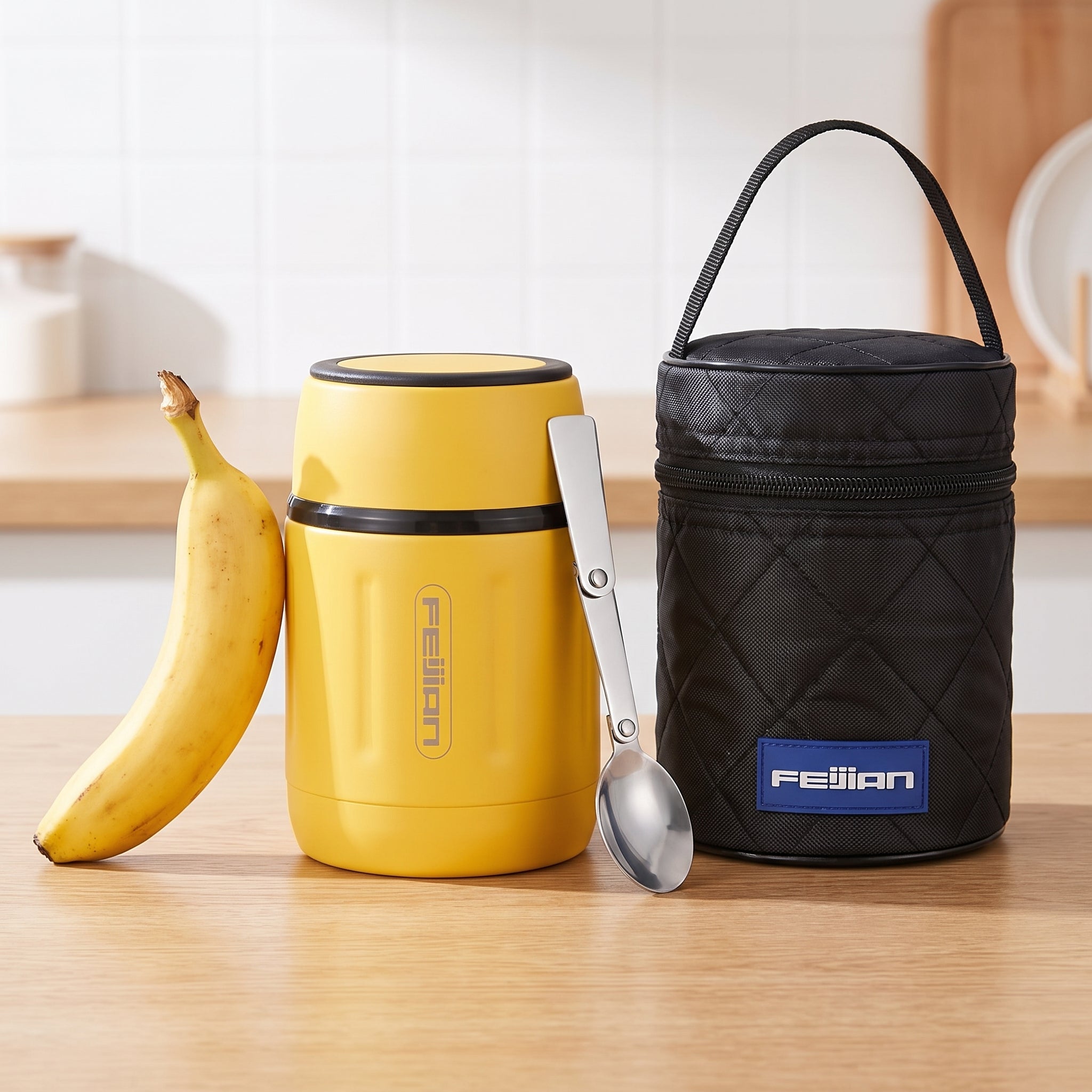 Food Container Lunch Insulated Jar - scale