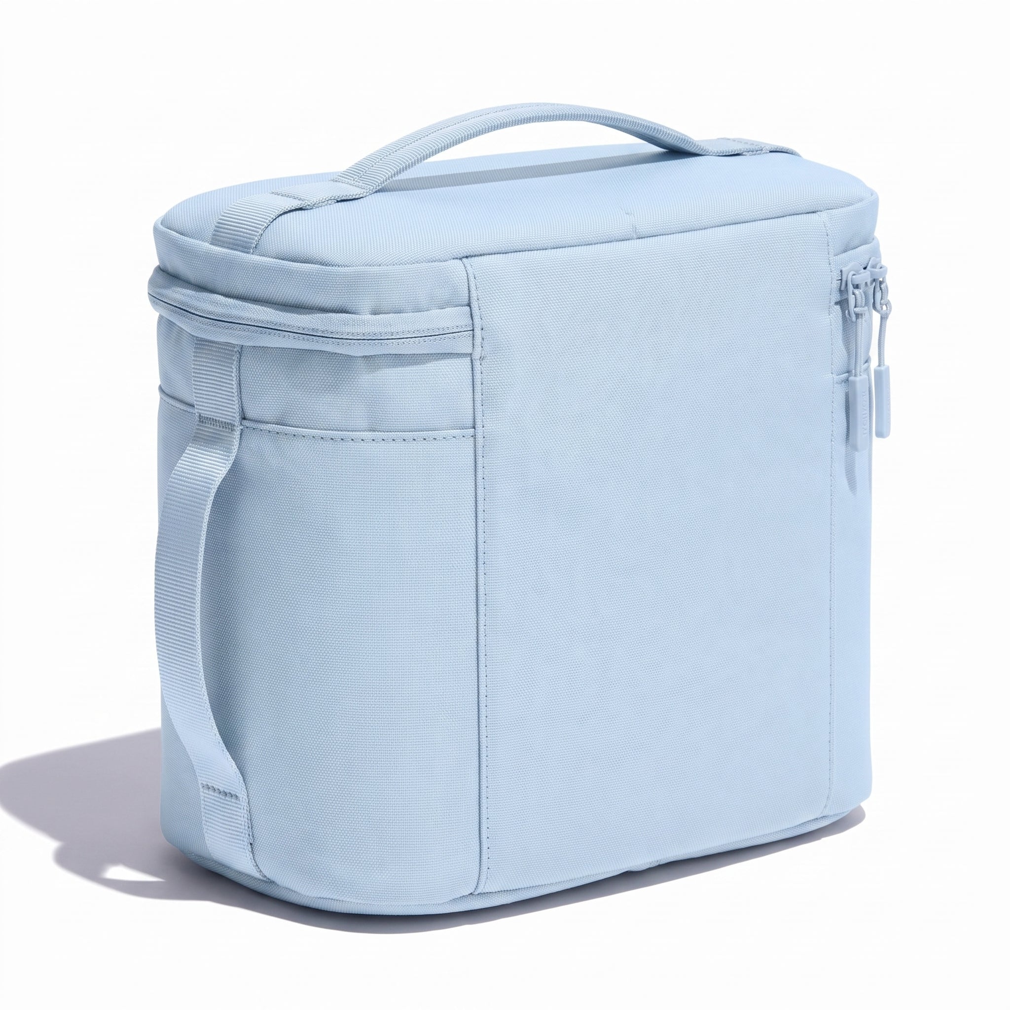 Lunch Bag Insulated for Work Cooler Light Blue Soft Sided - angle