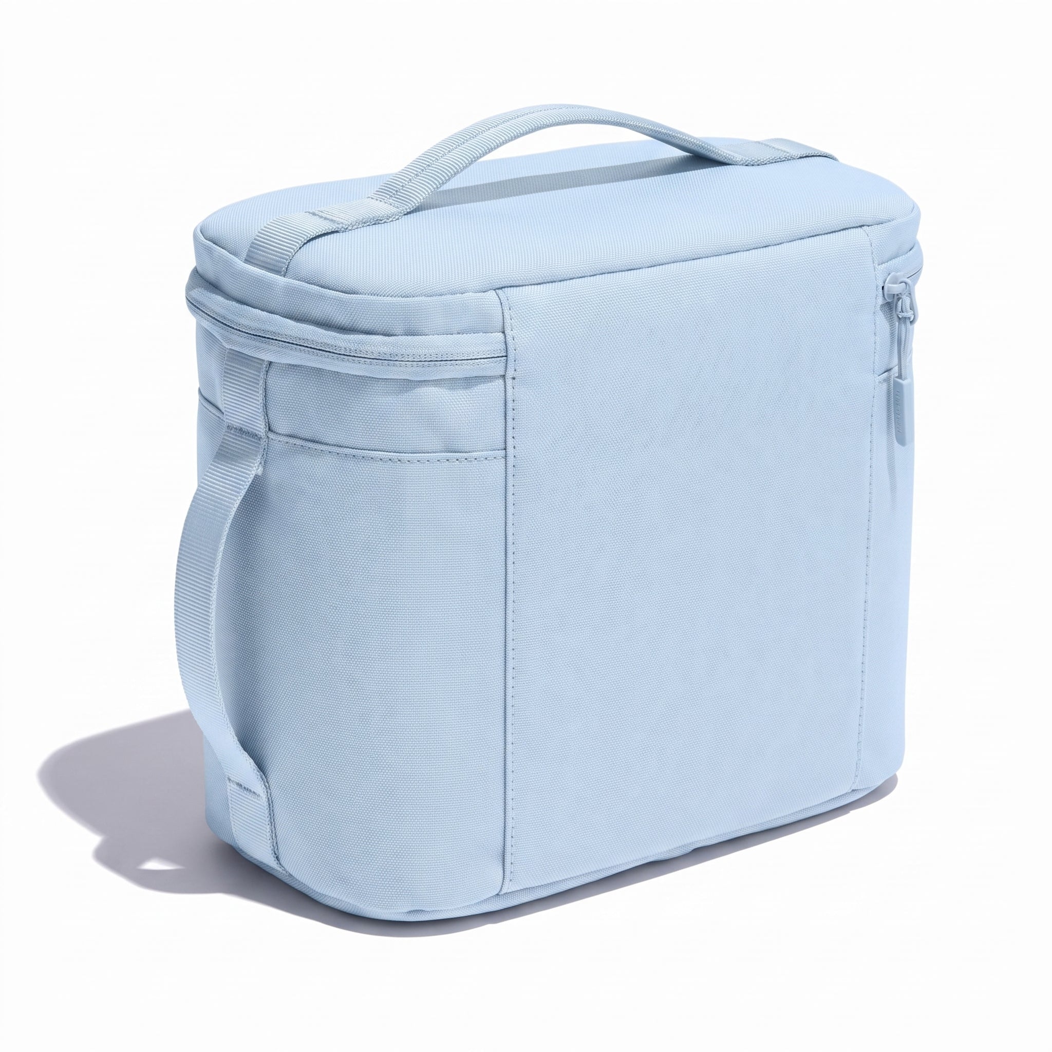 Lunch Bag Insulated for Work Cooler Light Blue Soft Sided - angle