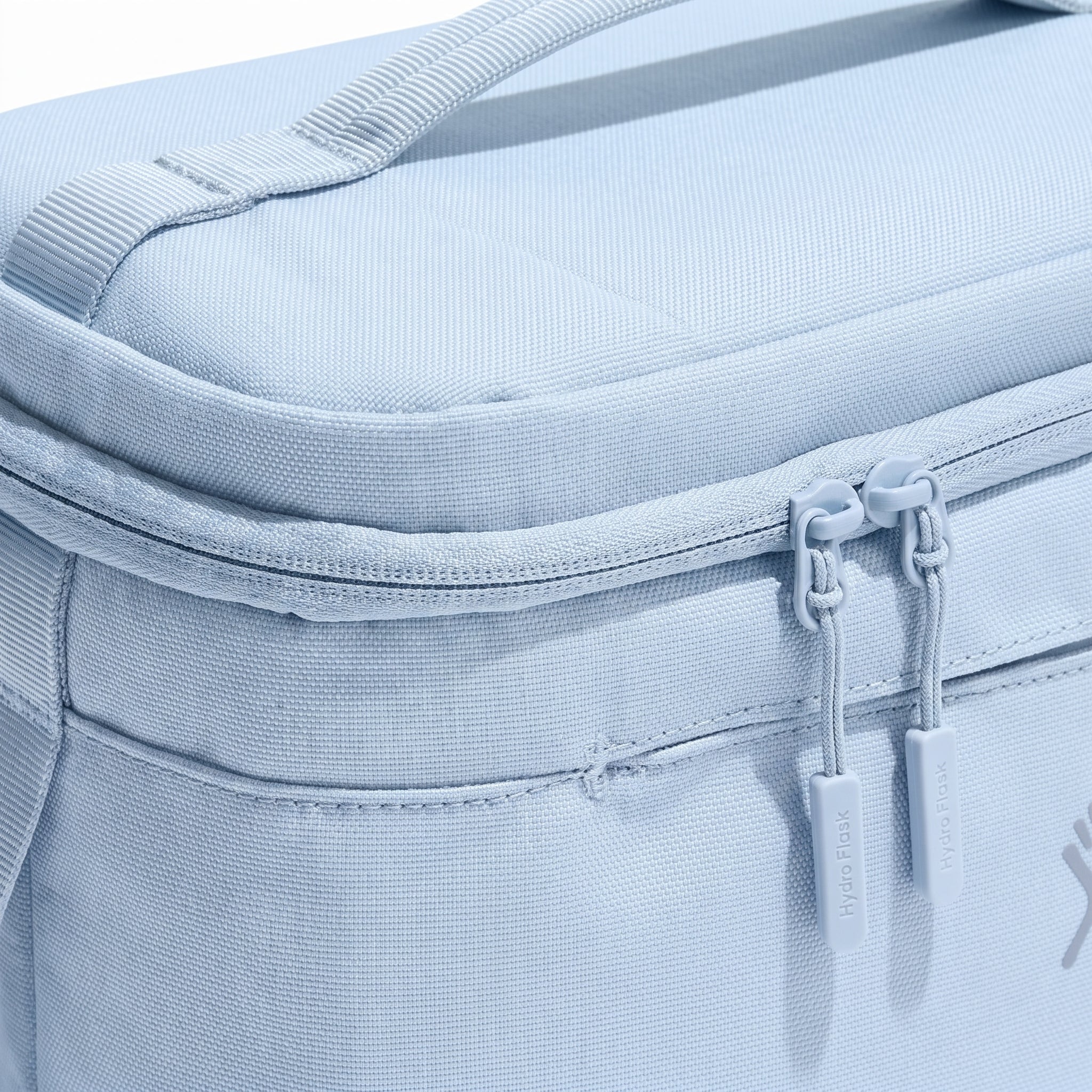 Lunch Bag Insulated for Work Cooler Light Blue Soft Sided - detail