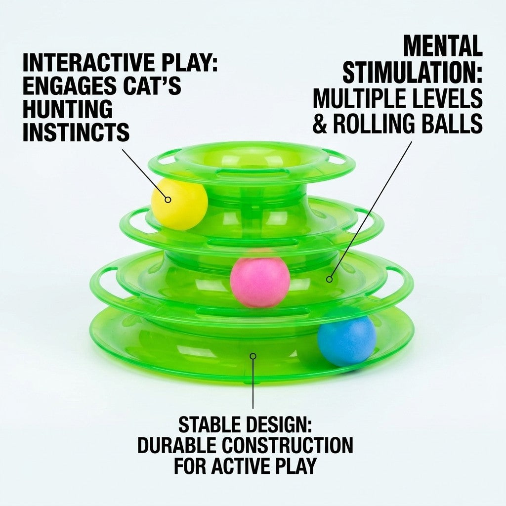 cat toy tower key benefits and features