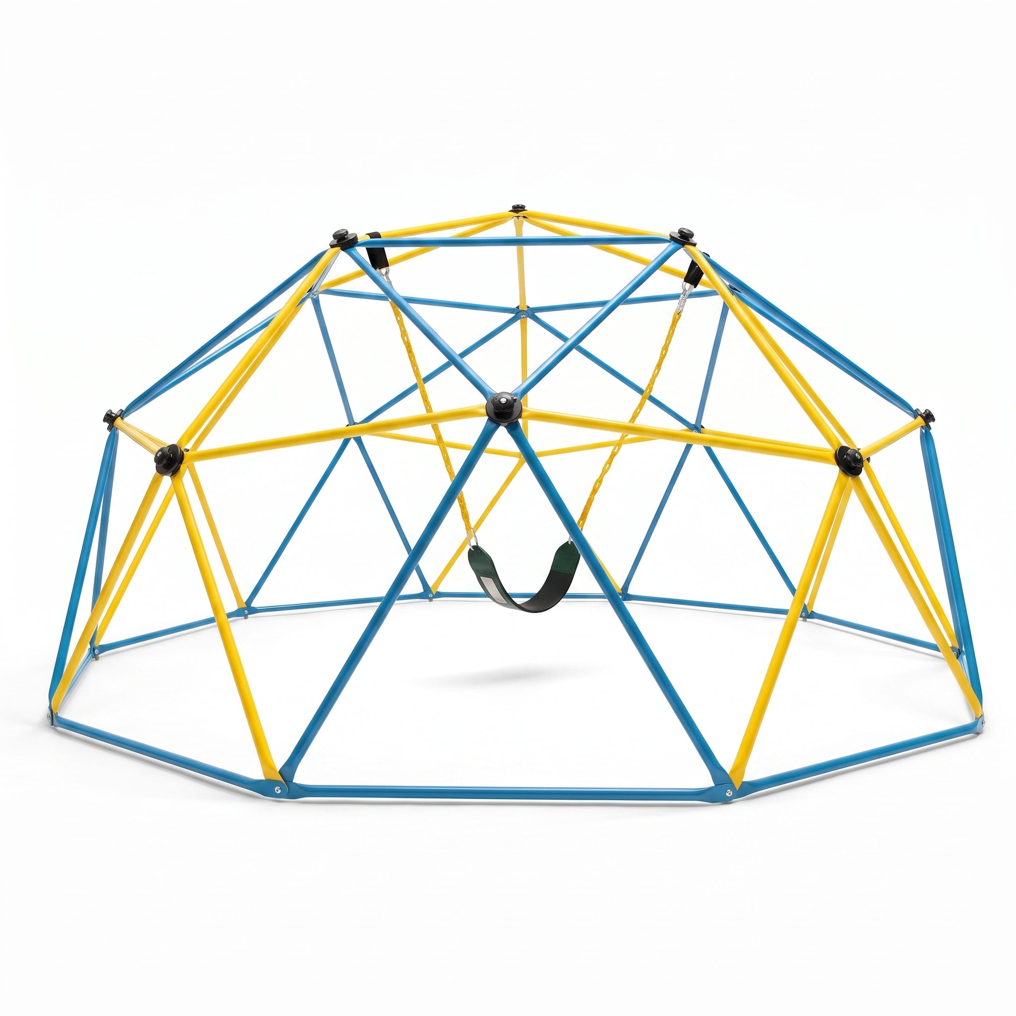Geometric Dome Climber Climbing Backyard Jungle Gym Swing - angle