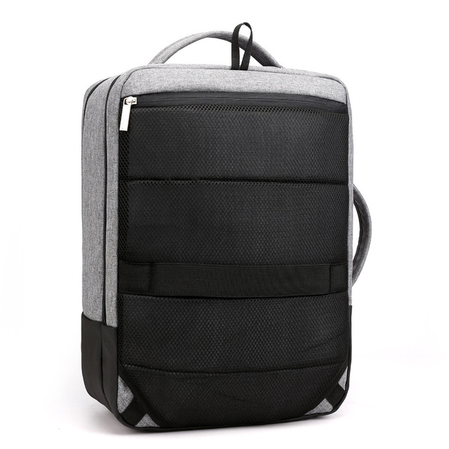 Laptop Bag Backpack 15.6 Inch Two-Tone USB Charging Port Lock - Image 7