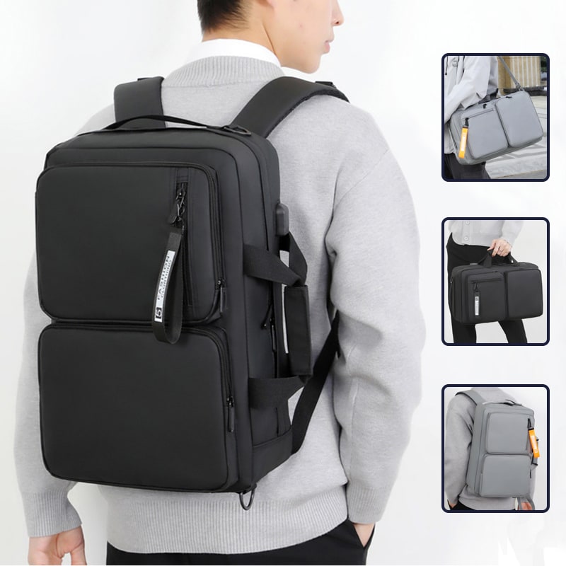 Laptop Bag Business Backpack Large Capacity Multifunctional Design - Image 4