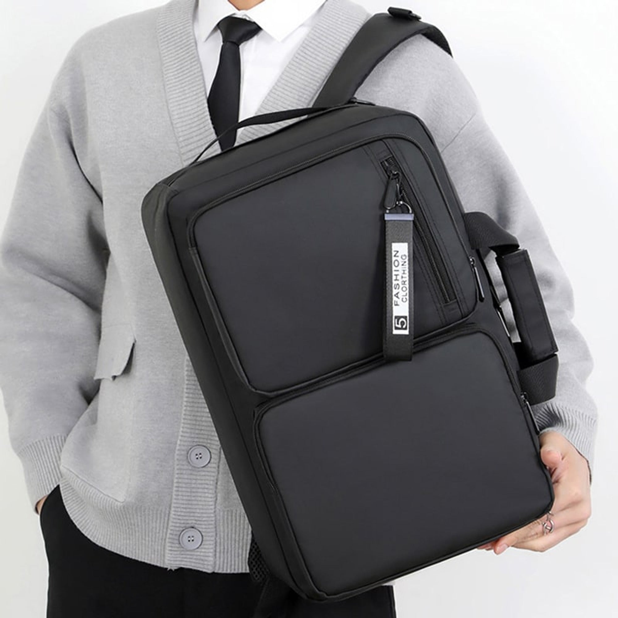 Laptop Bag Business Backpack Large Capacity Multifunctional Design - Image 7