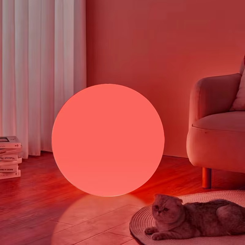 LED Table Lamp Rechargeable Color Changing Sphere Light - Image 4