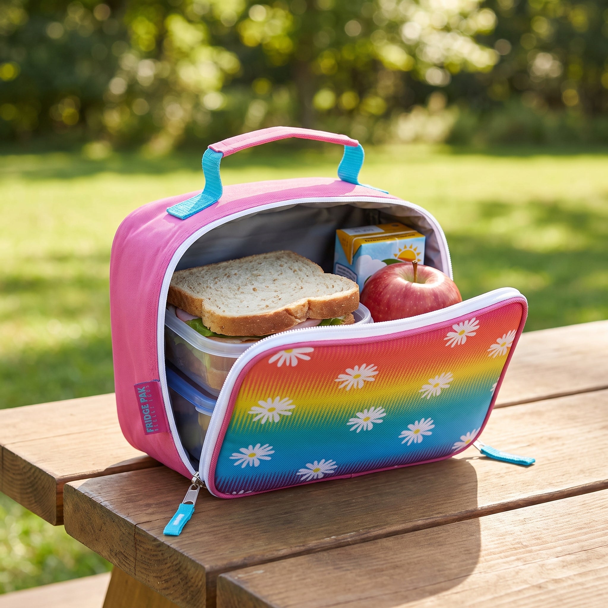 Lunch Bag Insulated Childrens Colorful Patterned Soft Sided - Image 4