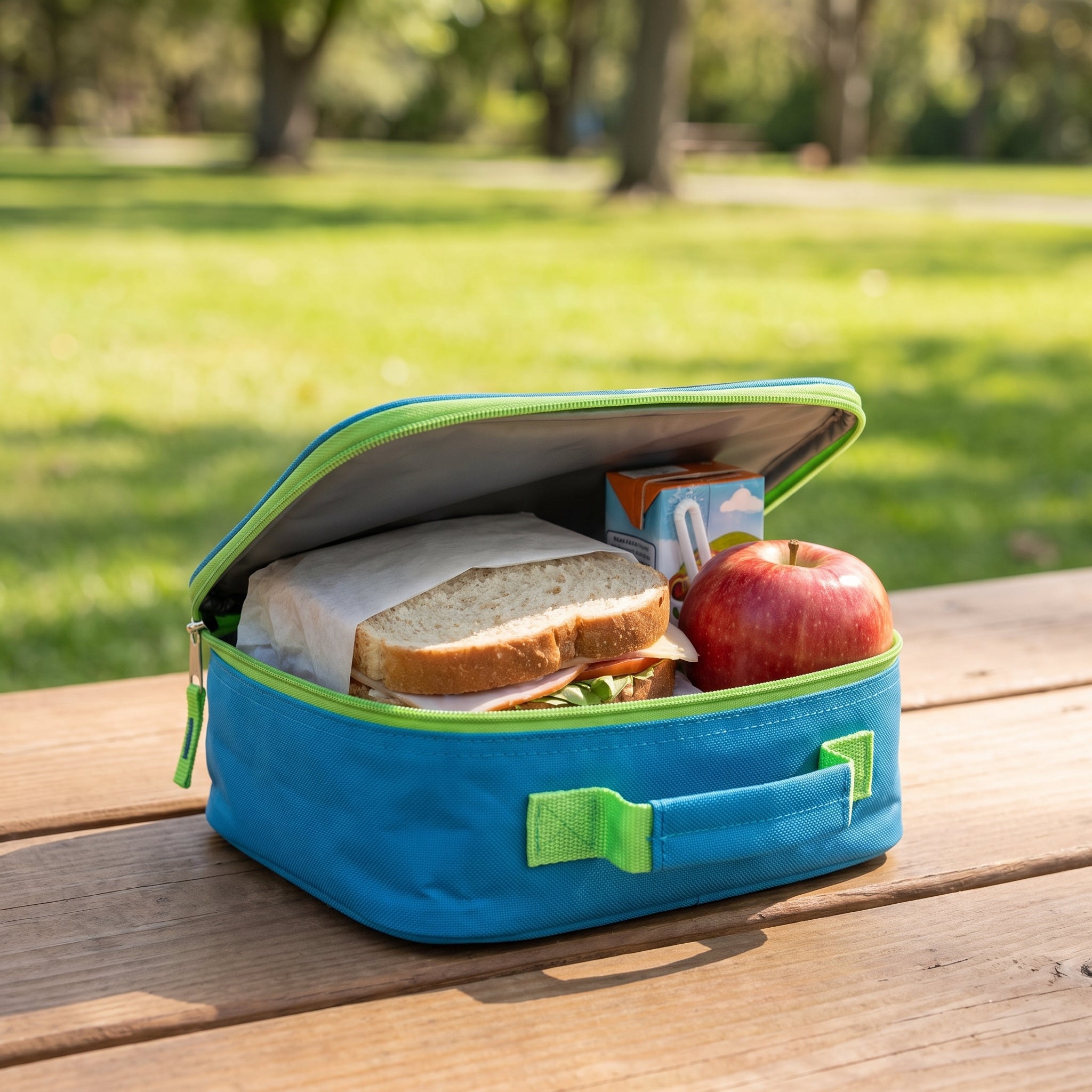 Lunch Bag Insulated Childrens Colorful Patterned Soft Sided - Image 2