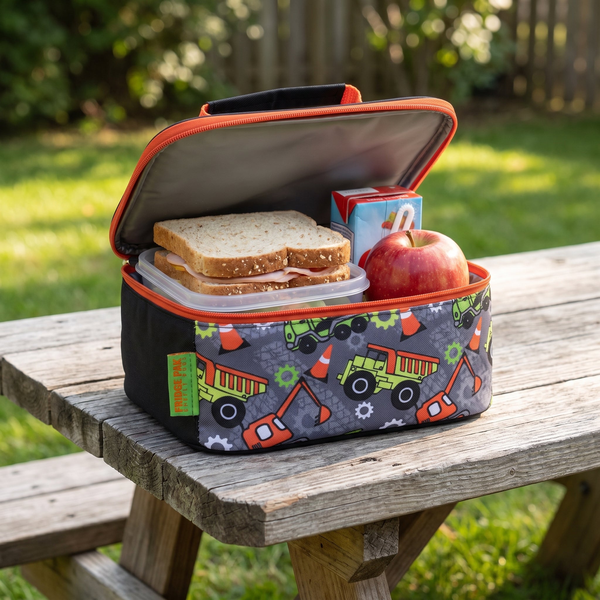 Lunch Bag Insulated Childrens Colorful Patterned Soft Sided - Image 3