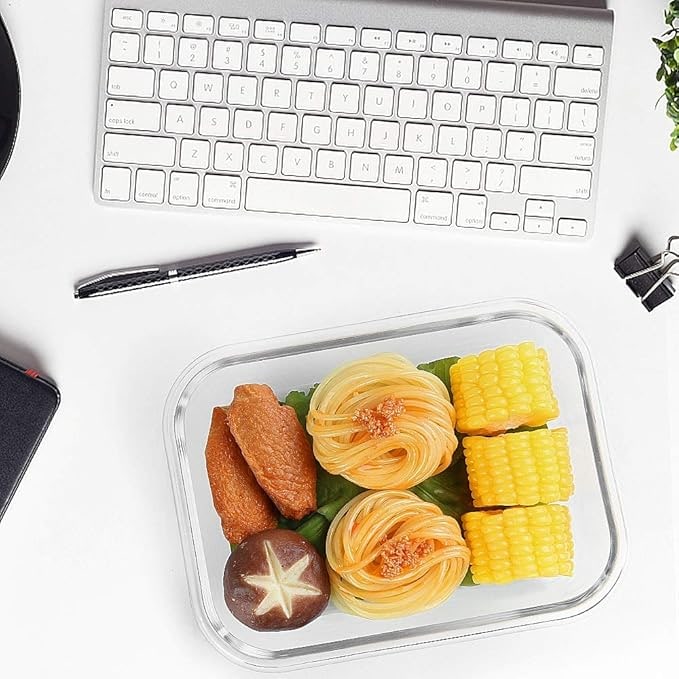 Meal Prep Containers Glass Food Microwave Safe Glass - Image 6