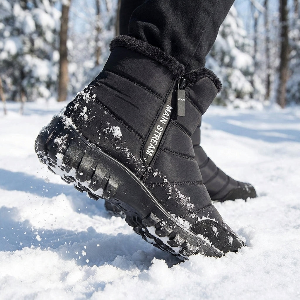 Men's Snow Boots Warm Insulated Winter Boots Ankle Boots - Image 1