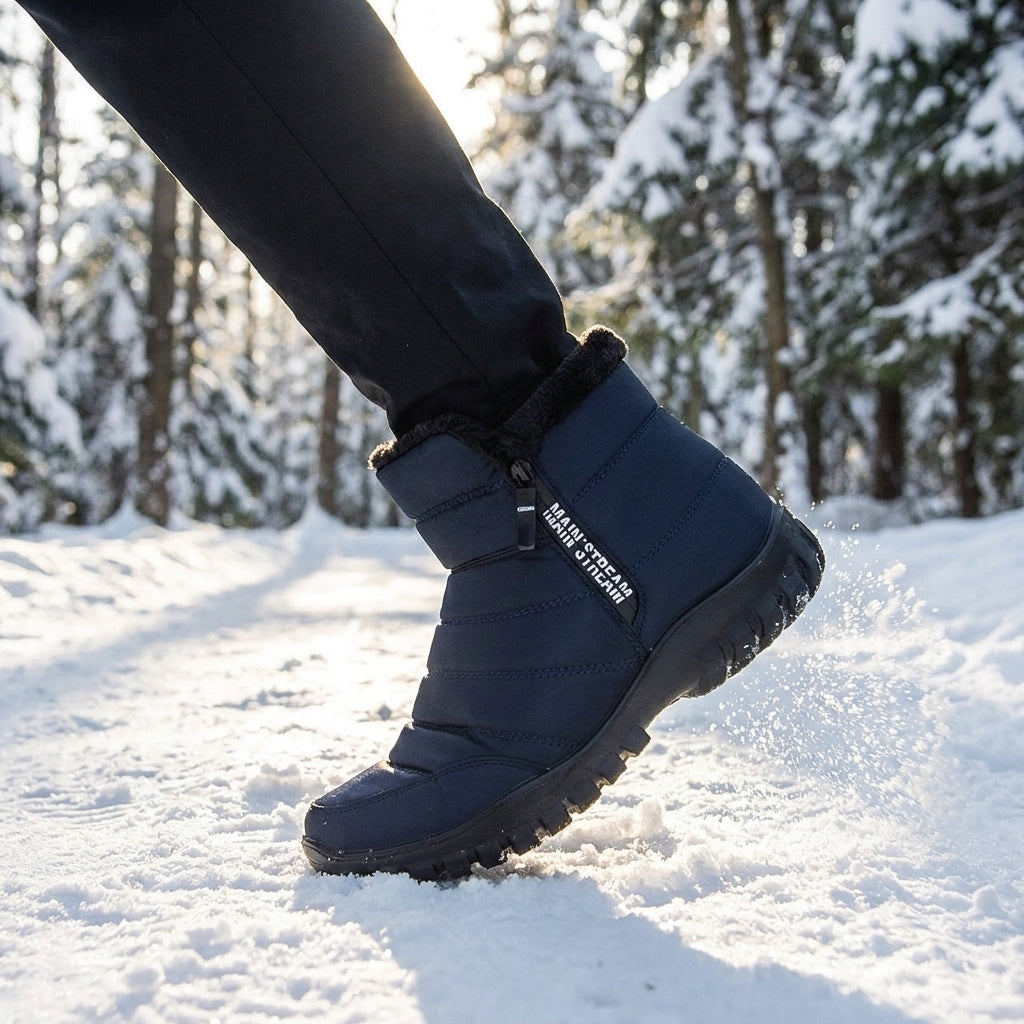 Men's Snow Boots Warm Insulated Winter Boots Ankle Boots - Image 2