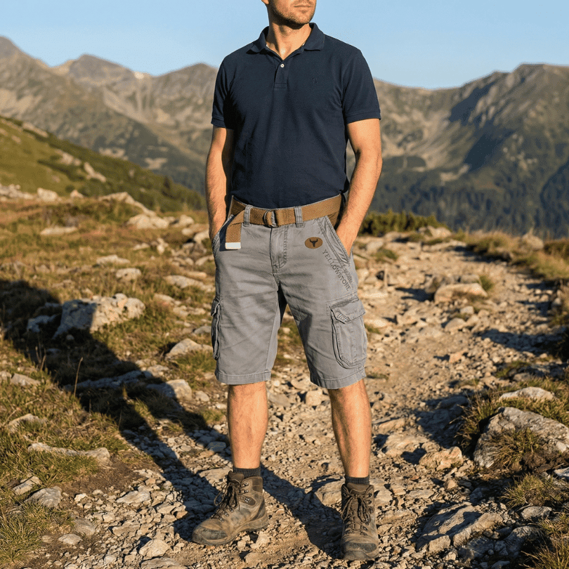 Men's Cargo Shorts Shorts for Hiking Work Shorts Utility Pockets - Image 1