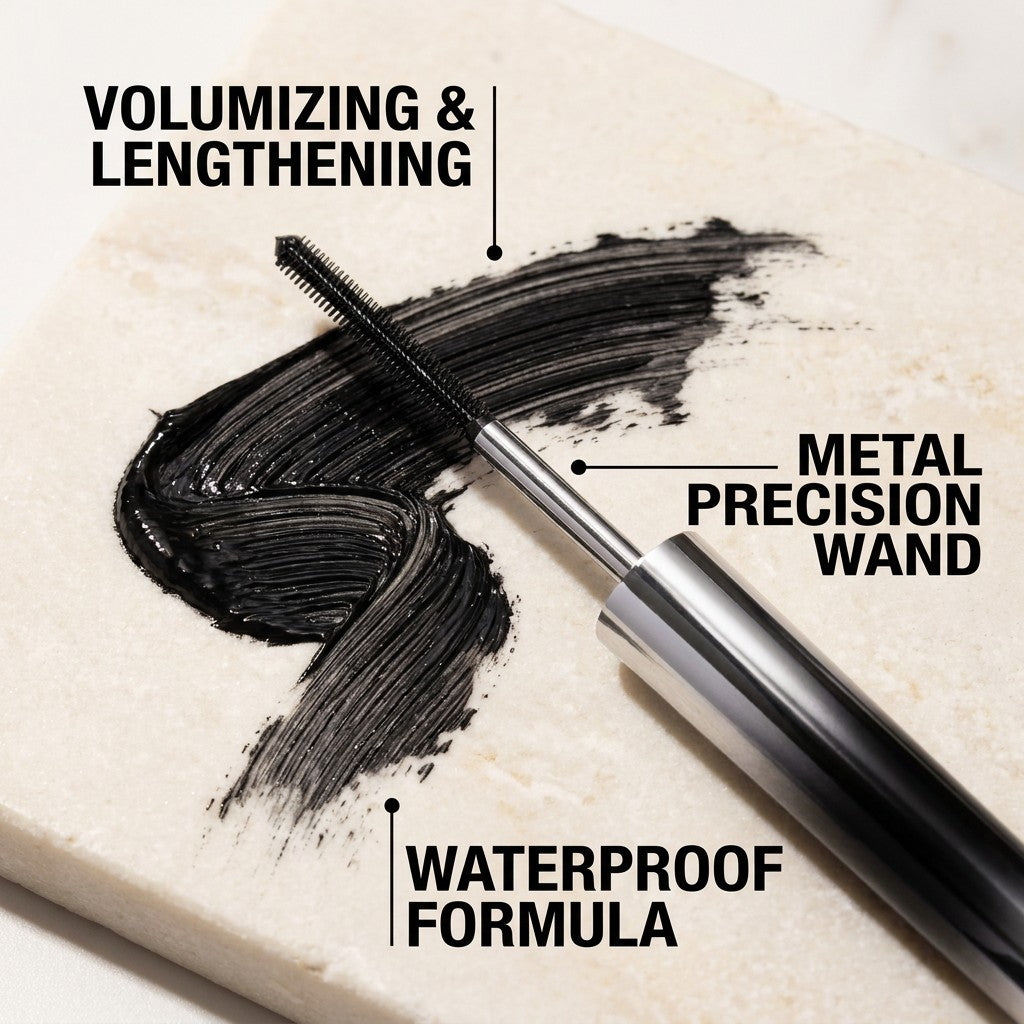 metal wand mascara texture and key ingredients