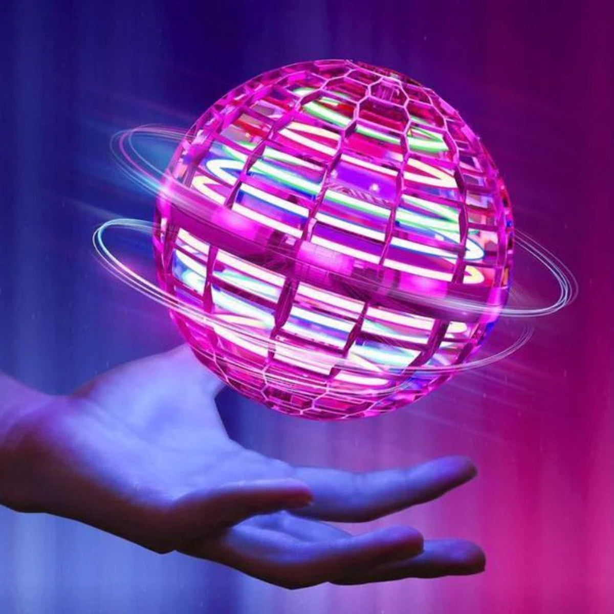 Motorized Hover Ball Boomerang Toy With LED Lights For Kids - Image 2