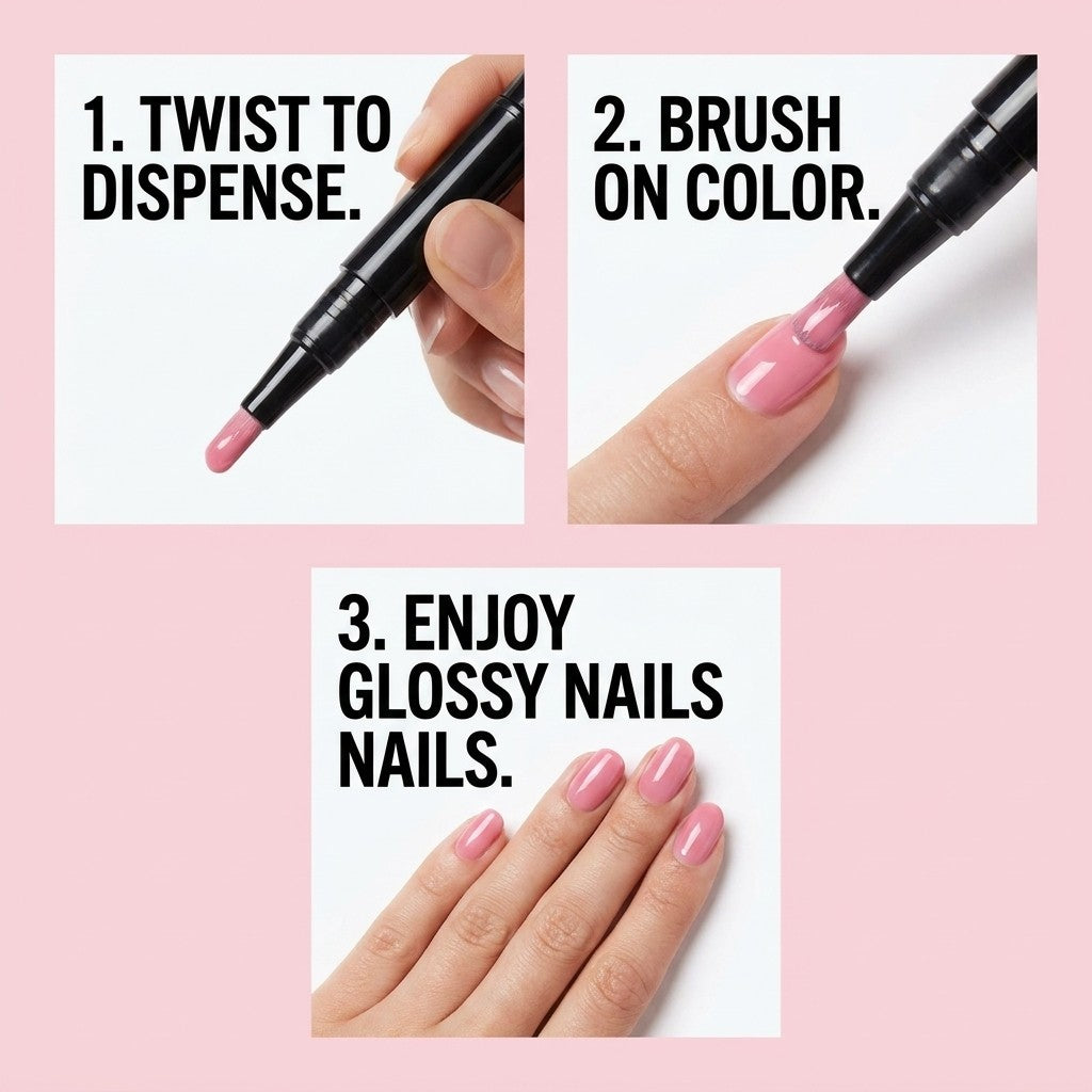 gel polish pen set how to use in 3 steps