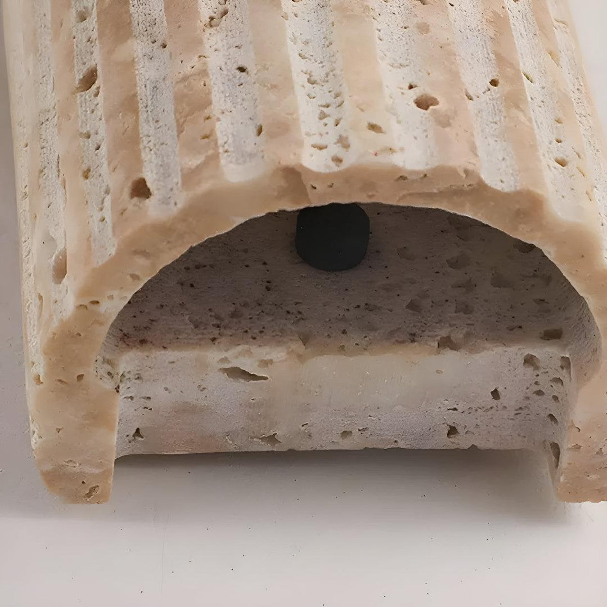 Natural Stone Wall Sconce With LED Integrated Light - Image 3
