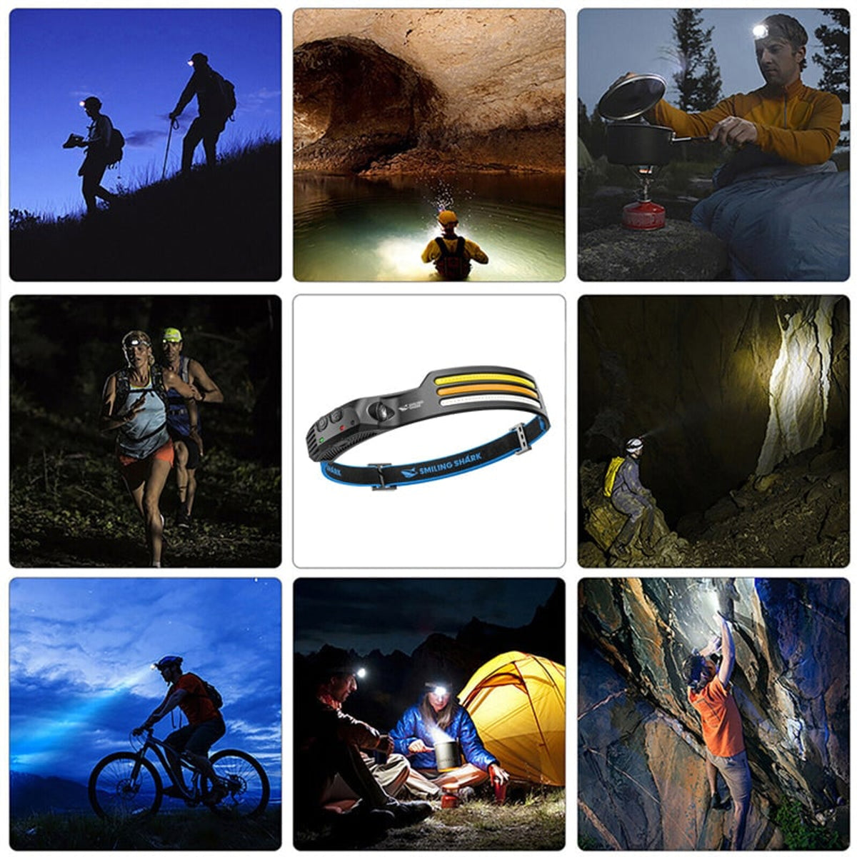 Niki USB Wide Rechargeable Headlamp - Image 8