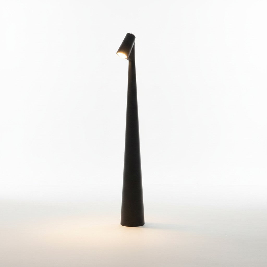 led mood lamp product photo on white background