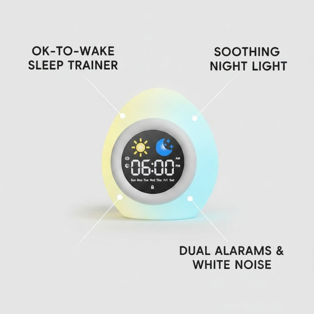 kids alarm clock key benefits and features
