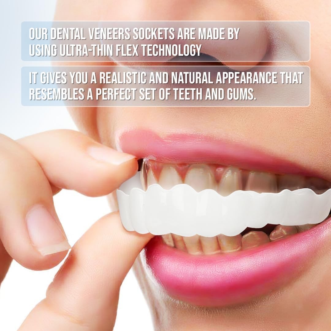 on Veneers Clip on Veneers Teeth Cover Temporary Smile White - Image 4