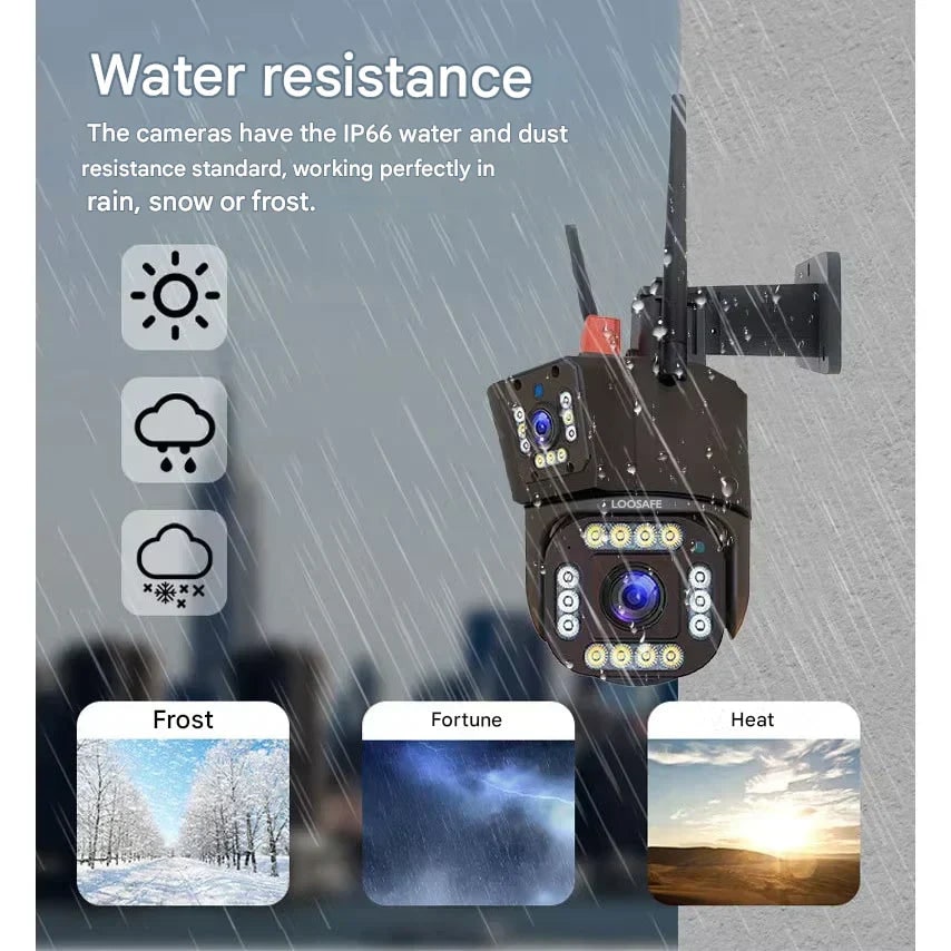 Outdoor Security Camera Solar Powered Ptz Two Way Audio Dark Grey - Image 8