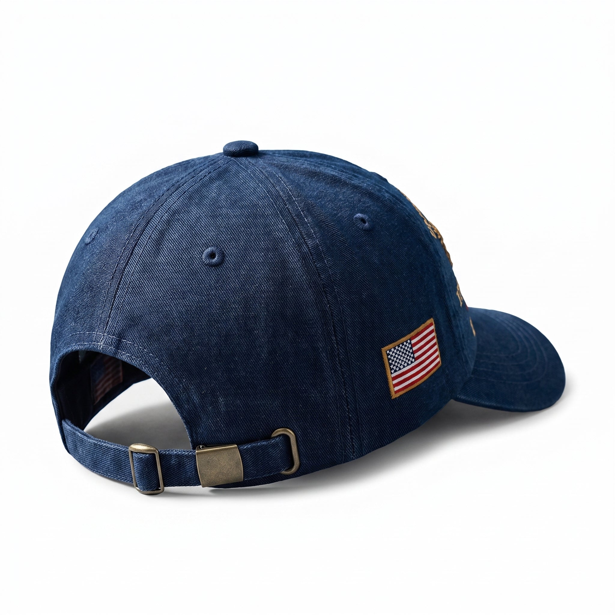 Baseball Cap Dad Hat Patriotic Embroidered United States Flag - angle
