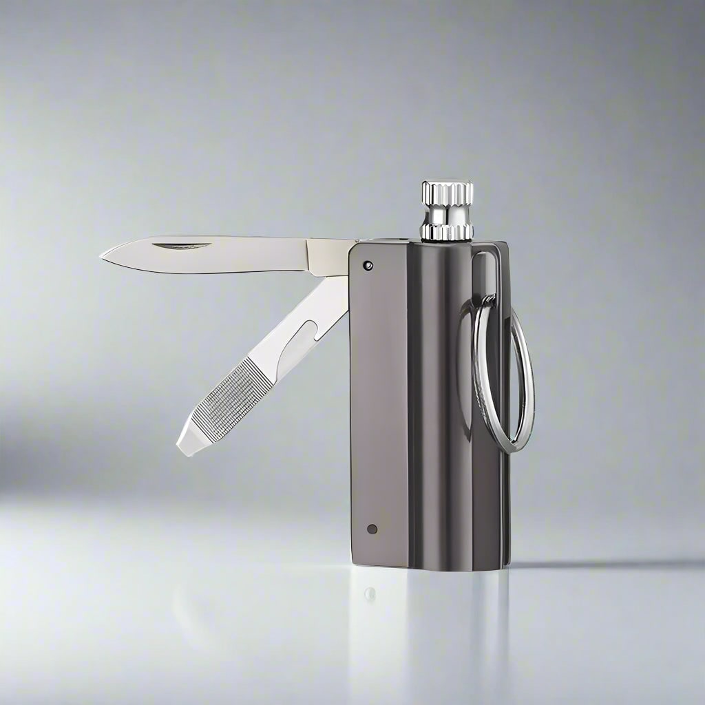 Permanent Match Lighter Reusable Match Lighter Metal Keychain - Image 3