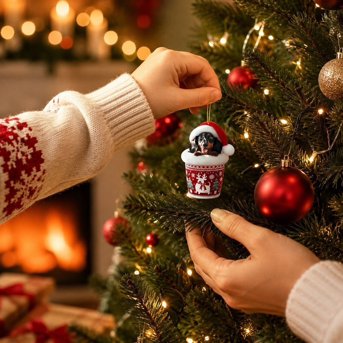 Plastic Door Box Dachshund Advent Calendar - Image 5