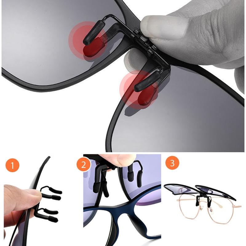 Polarized Sunglasses Prescription Clip On Fishing Glare Reduction - Image 9