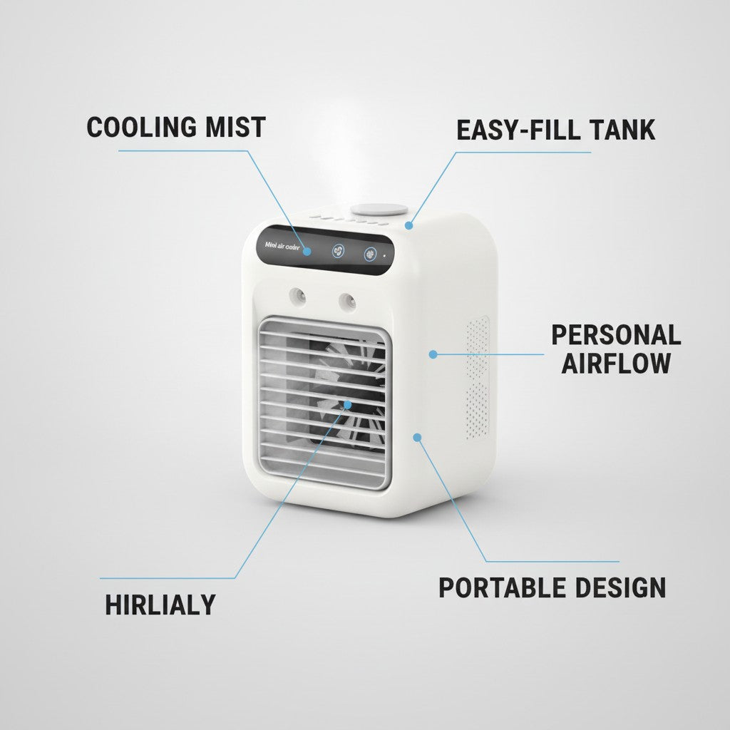 portable air cooler key benefits and features