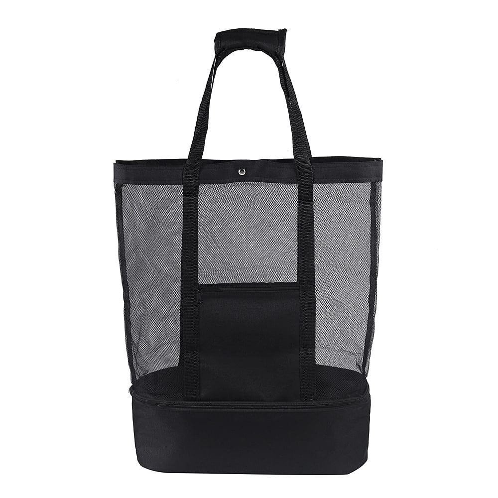 Portable Cooler Soft Lunch Bag Mesh Insulated Beach Tote - Image 6