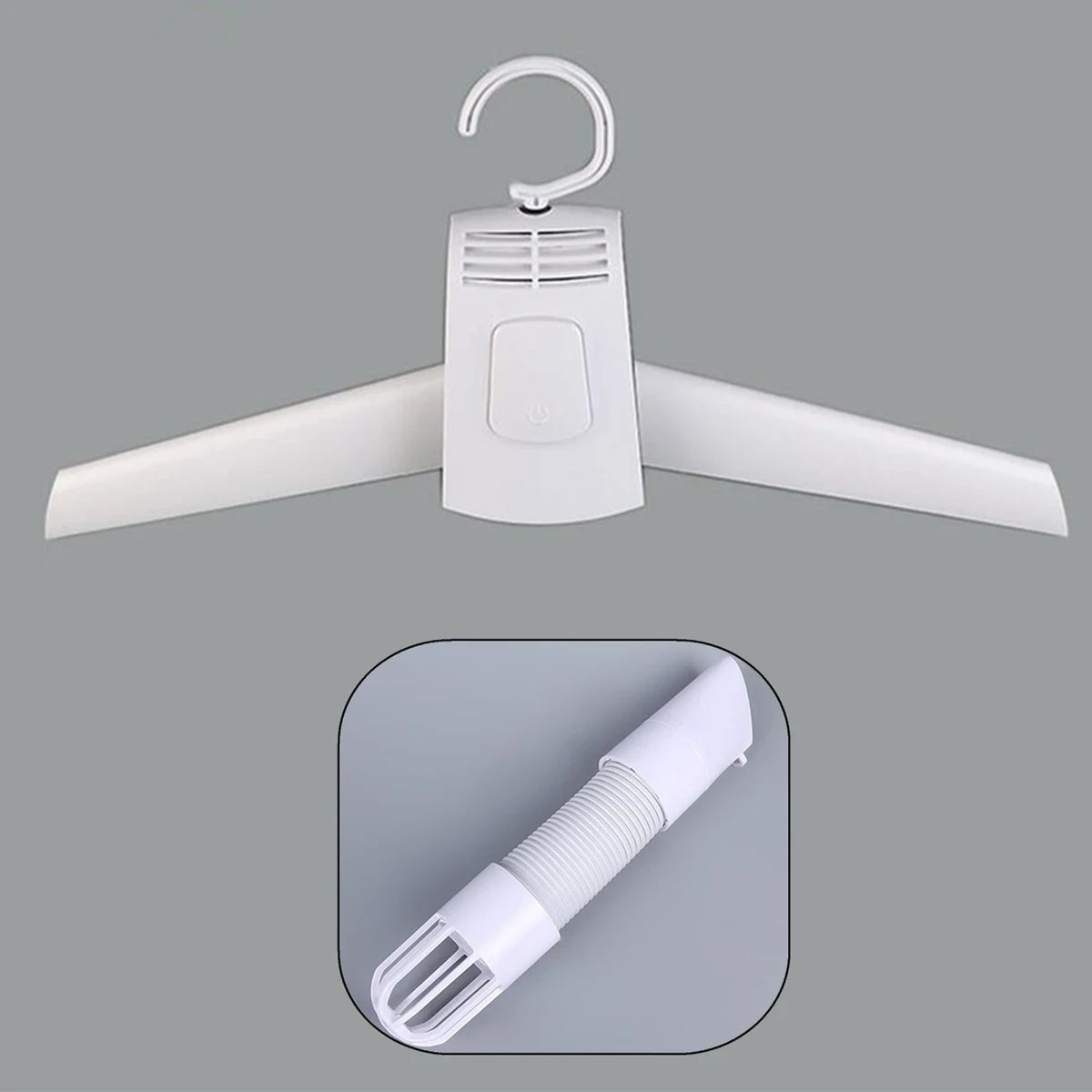 Portable Electric Clothes Drying Hanger Outdoor Travel Mini With Detachable Shoe Tube For Multiple Uses - Image 5