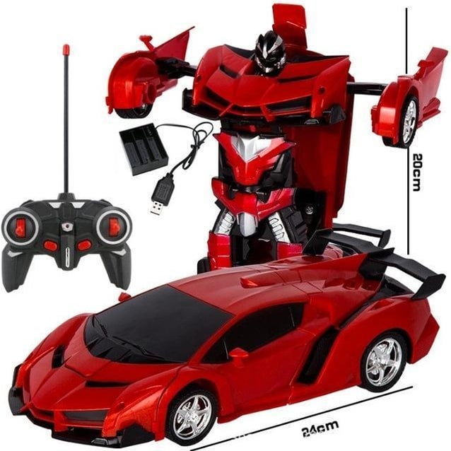 Range 5-20m Transformer Remote Control Car With 2 In 1 - Image 3