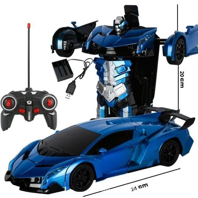 Range 5-20m Transformer Remote Control Car With 2 In 1 - Image 4