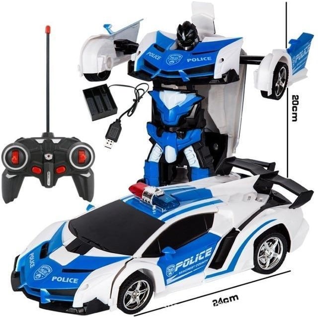 Range 5-20m Transformer Remote Control Car With 2 In 1 - Image 5